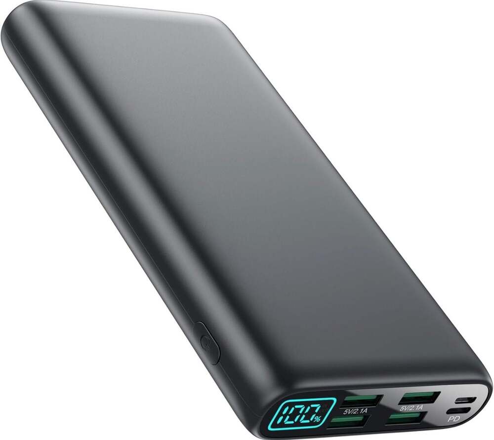 Portable Charger 38800mAh, LCD Display Power Bank, 4 USB Outputs